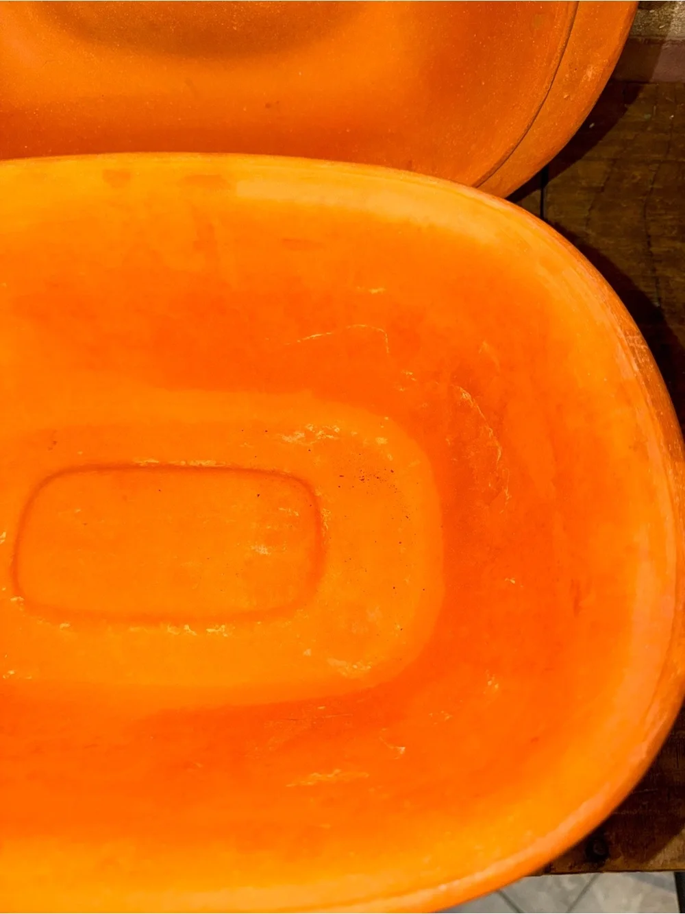 Terracotta Baker in Orange - Oven-to-Table Clay Roaster
